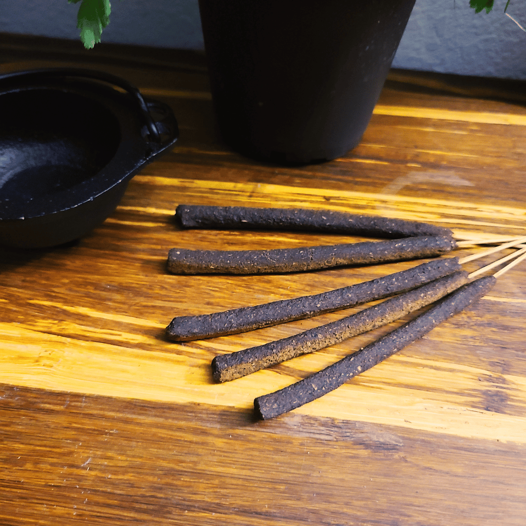 Premium Scent Hand-Rolled Incense Set: Protection, Love, Cleaner & Prosperity - 16 Scented Sticks, Bonus Crystal Aroma Pack Freshener Fragrance Gift