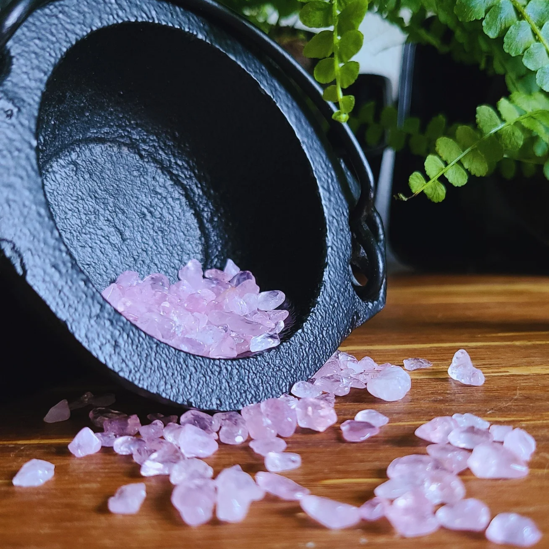 Rose Quartz Crystal Necklace – Heart Chakra Jewelry for Love & Emotional Wellbeing