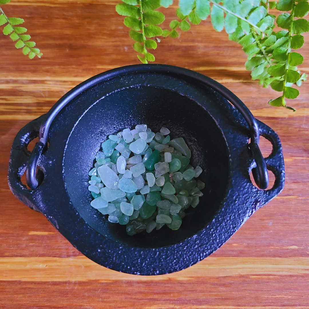 Green Aventurine Crystal Necklace for Abundance and Good Luck