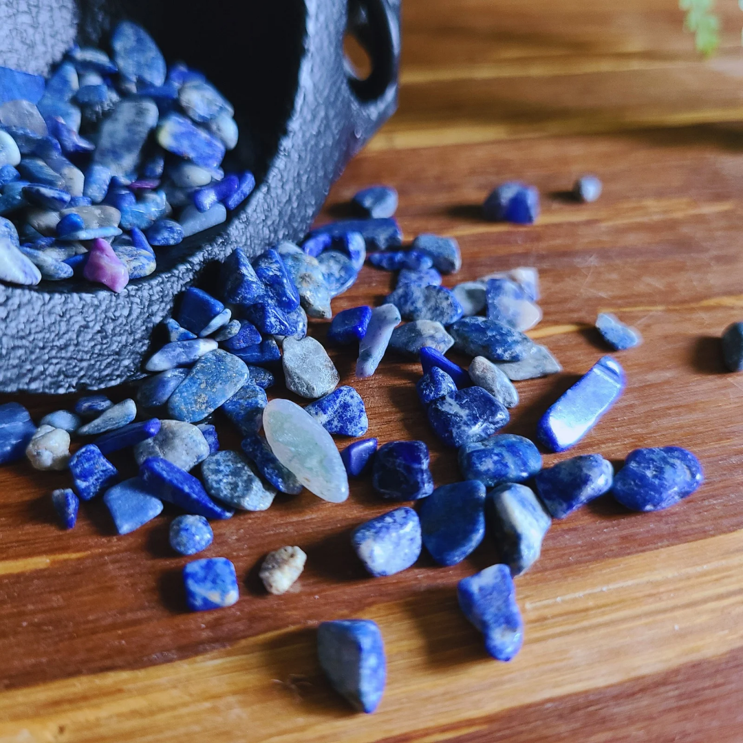 Lapis Lazuli Crystal Necklace for Wisdom, Protection, and Inner Peace | Jewelry