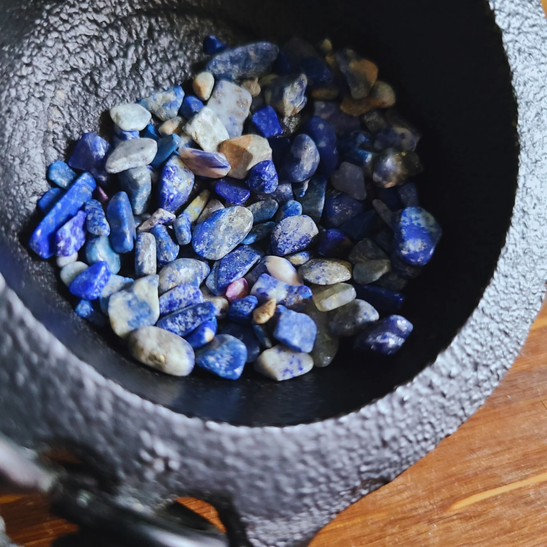 Lapis Lazuli Crystal Necklace for Wisdom, Protection, and Inner Peace | Jewelry