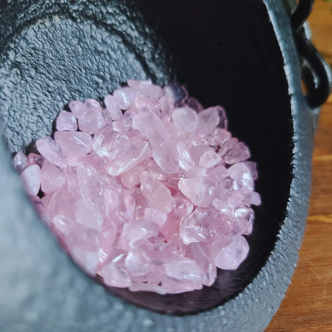 Rose Quartz Crystal Necklace – Heart Chakra Jewelry for Love & Emotional Wellbeing
