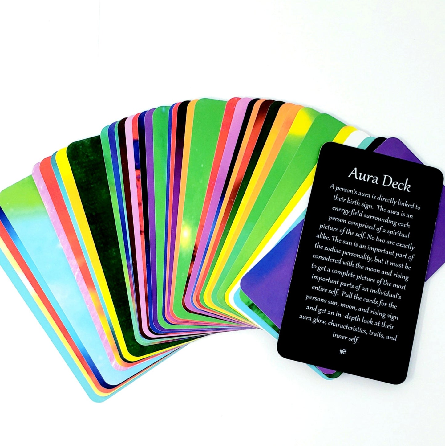 Zodiac Signs Energy Aura Reading Deck: Unlock Your Cosmic Insights-Discover the Power of Your Zodiac with the colors of your Aura