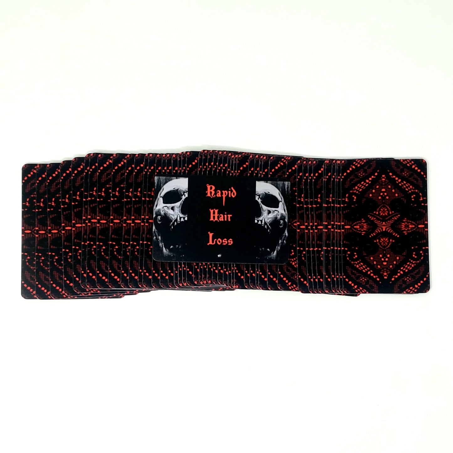 Karma Cards Deck - Gothic Design with Unique Cosmic Karmic Vibes Red White Black