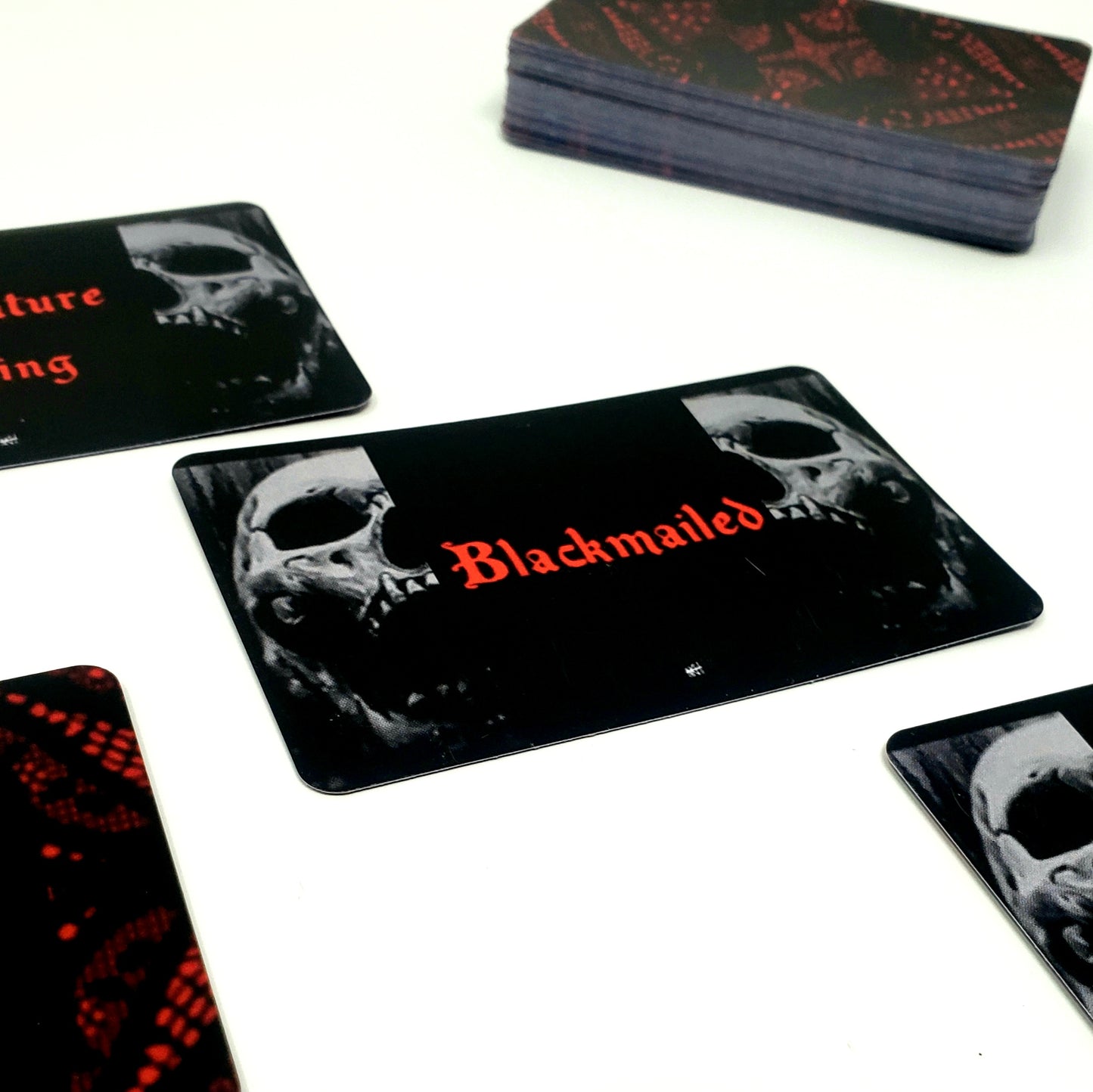 Karma Cards Deck - Gothic Design with Unique Cosmic Karmic Vibes Red White Black