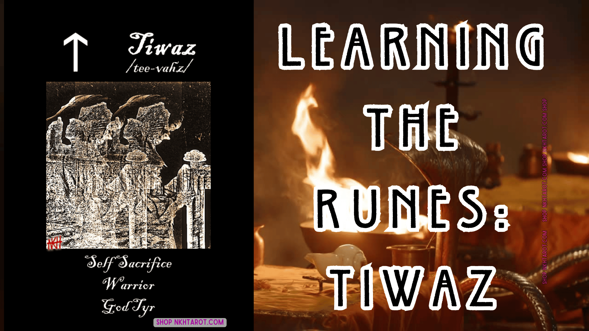 Tiwaz Rune: The Rune of Justice, Honor, and Sacrifice – NKH TAROT