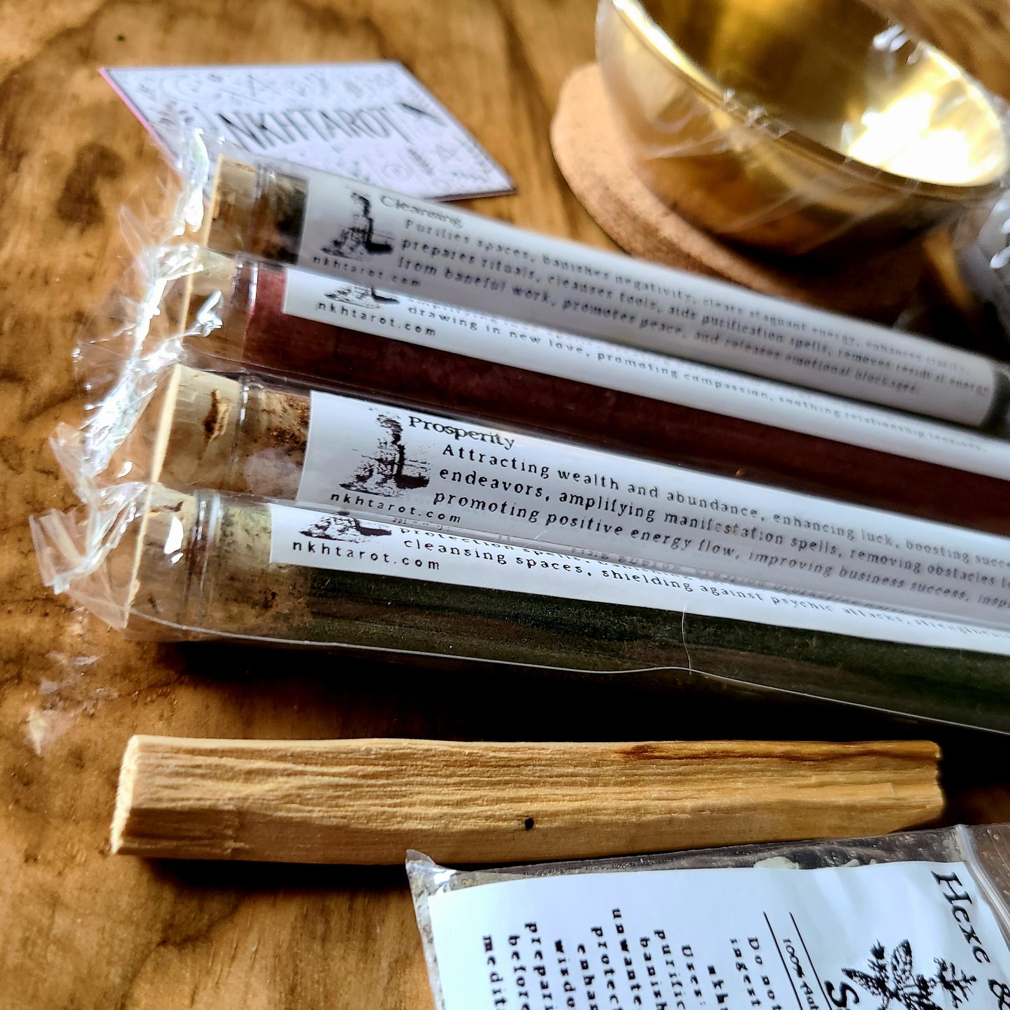 Sacred Smoke Incense Kit – Loose Incense, Resin, Charcoal, Palo Santo & Sage