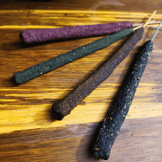 Premium Hand-Rolled Incense Set: Protection, Love, Cleansing & Prosperity - 16 Sticks, Ritual Blessing, Bonus Crystal