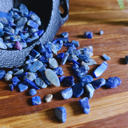 Lapis Lazuli Crystal Necklace for Wisdom, Protection, and Inner Peace | Healing Energy Jewelry