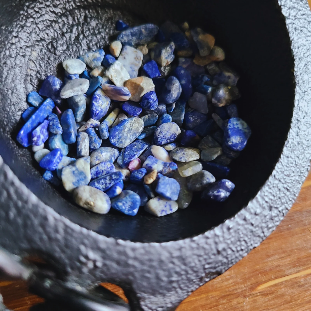 Lapis Lazuli Crystal Necklace for Wisdom, Protection, and Inner Peace | Healing Energy Jewelry