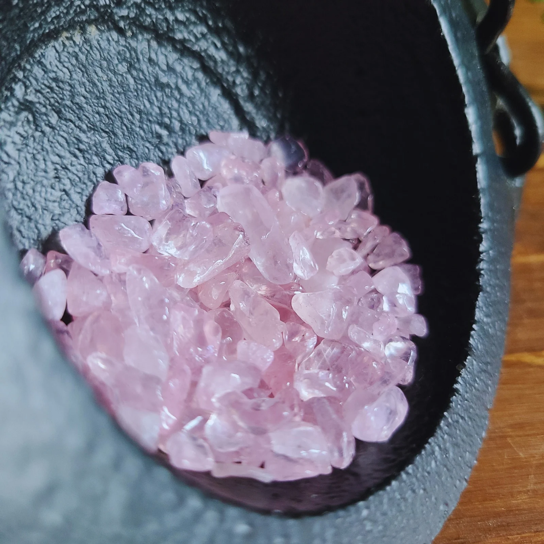 Rose Quartz Crystal Healing Necklace – Heart Chakra Jewelry for Love & Emotional Healing